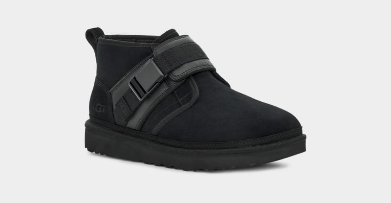 Black Ugg Neumel Snapback Men's Boots | Saudi Arabia-2160437