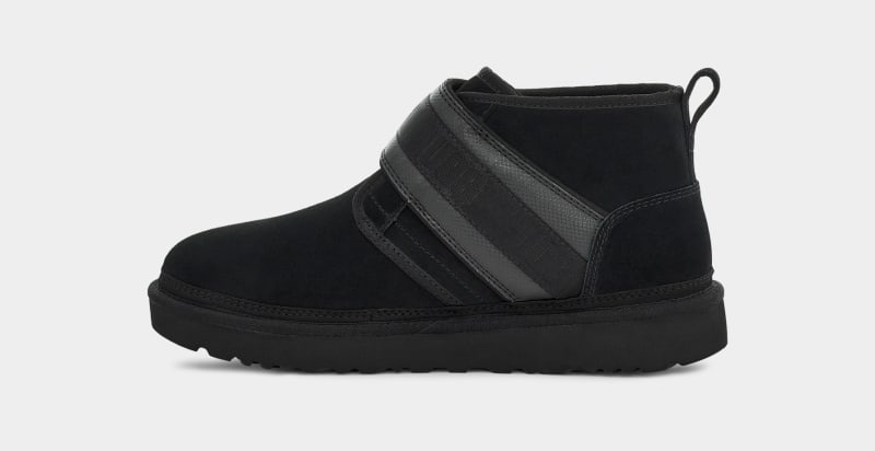 Black Ugg Neumel Snapback Men's Boots | Saudi Arabia-2160437