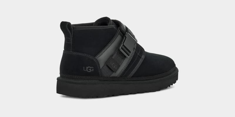 Black Ugg Neumel Snapback Men's Boots | Saudi Arabia-2160437