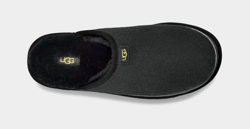 Black Ugg Scuff Cali Wave Men's Slippers | Saudi Arabia-7813064