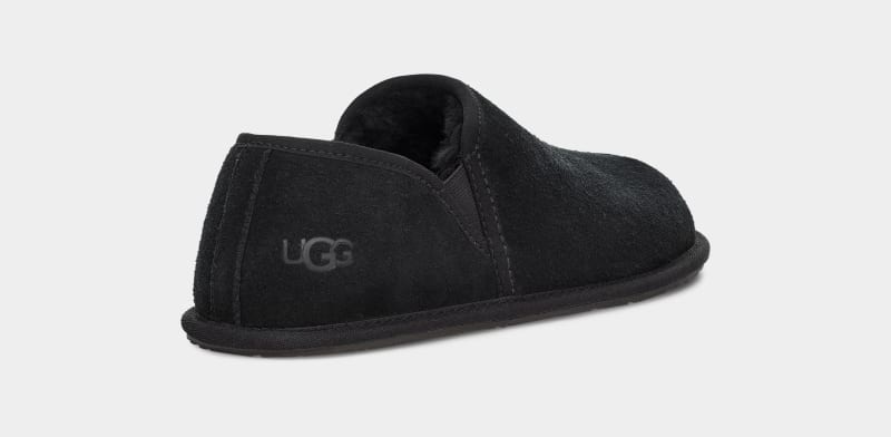 Black Ugg Scuff Romeo Ii Men's Slippers | Saudi Arabia-8540176