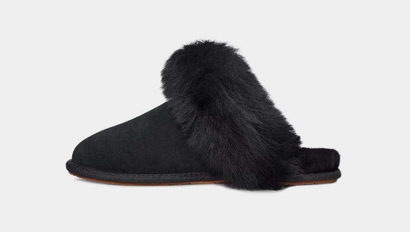 Black Ugg Scuff Sis Women's Slippers | Saudi Arabia-0389576