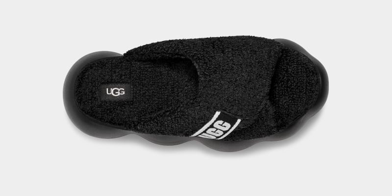 Black Ugg Sugarcloud Women's Slides | Saudi Arabia-6319804