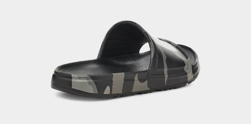 Black Ugg Wilcox Camopop Men's Slides | Saudi Arabia-1872406