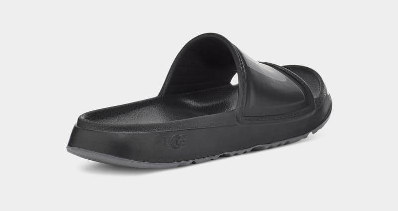 Black Ugg Wilcox Men's Slides | Saudi Arabia-9326754