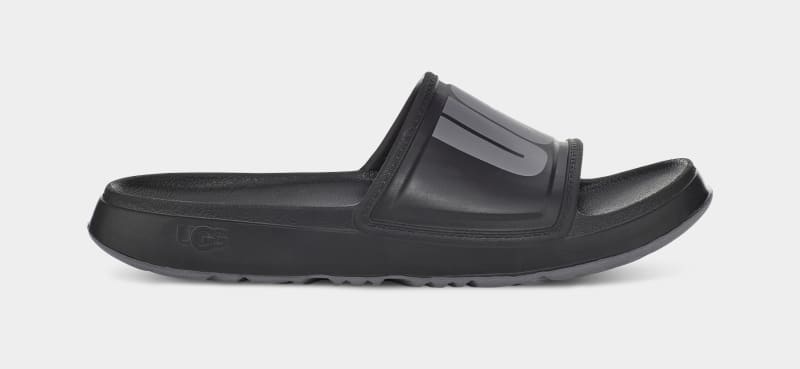 Black Ugg Wilcox Men\'s Slides | Saudi Arabia-9326754