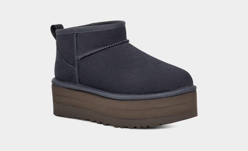 Blue Ugg Classic Ultra Mini Platform Women's Boots | Saudi Arabia-8195734