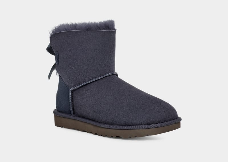 Blue Ugg Mini Bailey Bow Ii Women's Boots | Saudi Arabia-1695278