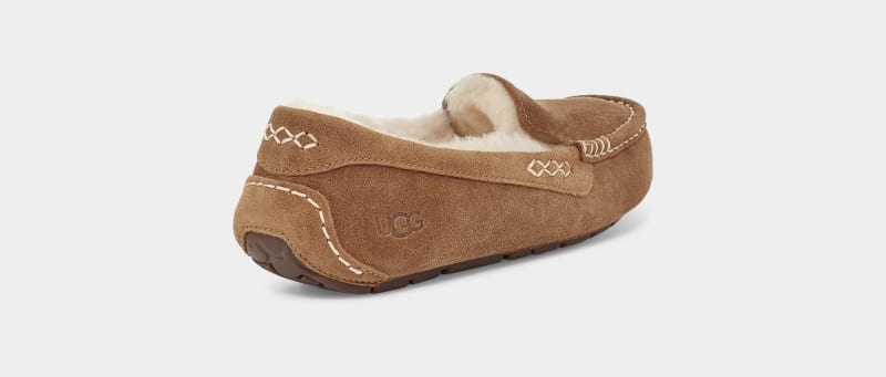 Brown Ugg Ansley Women's Moccasins | Saudi Arabia-7348901