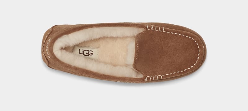 Brown Ugg Ansley Women's Moccasins | Saudi Arabia-7348901