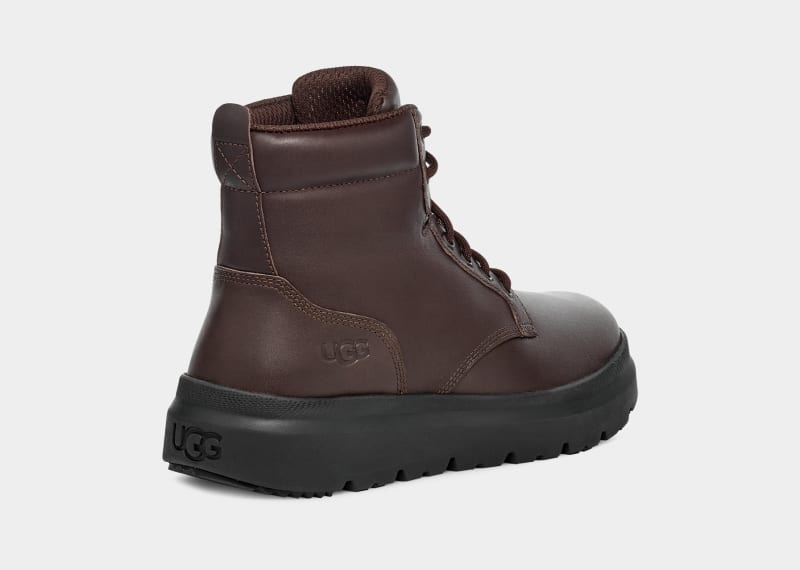 Brown Ugg Burleigh Men's Ankle Boots | Saudi Arabia-0743695