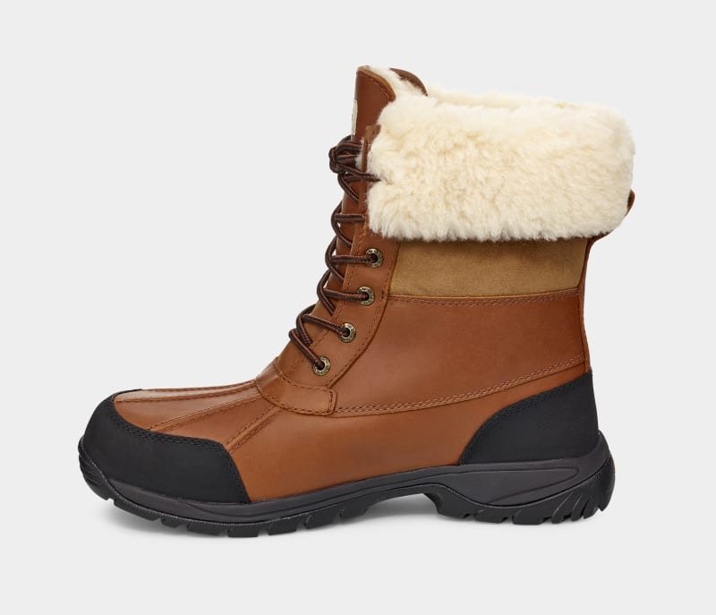 Brown Ugg Butte Men's Winter Boots | Saudi Arabia-1654078