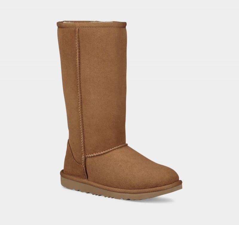 Brown Ugg Classic Ii Tall Kids' Boots | Saudi Arabia-0798652