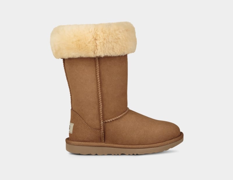 Brown Ugg Classic Ii Tall Kids' Boots | Saudi Arabia-0798652