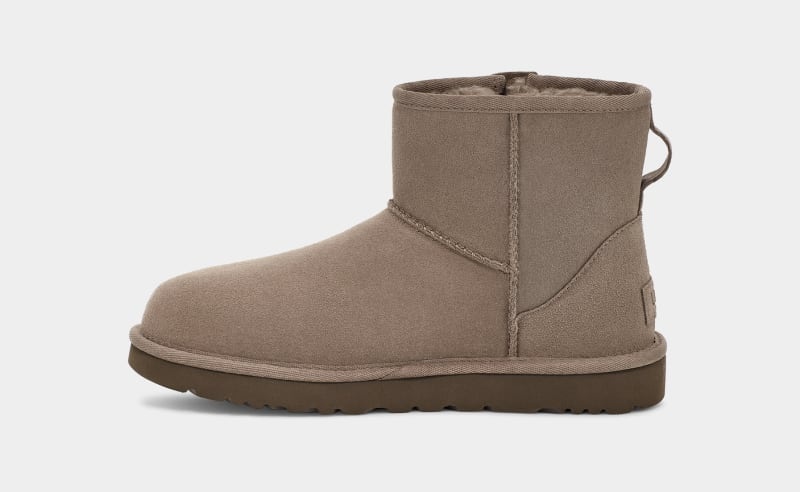 Brown Ugg Classic Mini Bailey Zip Women's Boots | Saudi Arabia-4563810