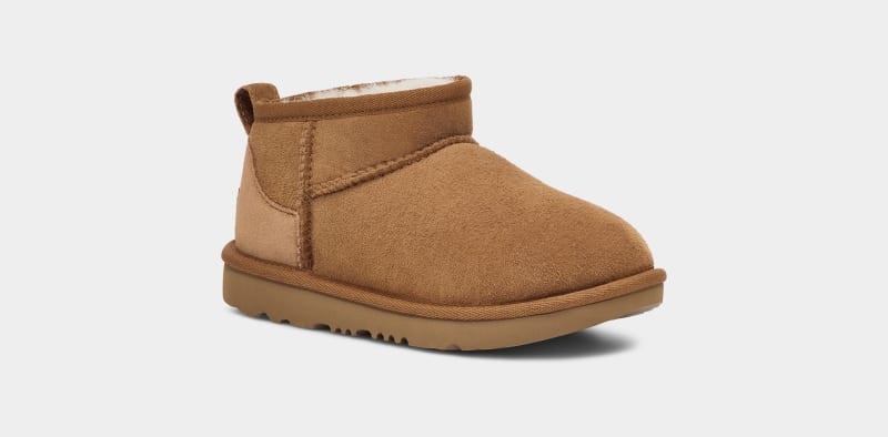 Brown Ugg Classic Ultra Mini Kids' Boots | Saudi Arabia-3851609