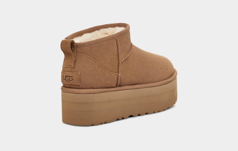 Brown Ugg Classic Ultra Mini Platform Women's Boots | Saudi Arabia-4910835