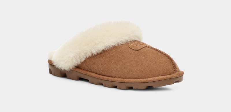 Brown Ugg Coquette Women's Slippers | Saudi Arabia-8169532