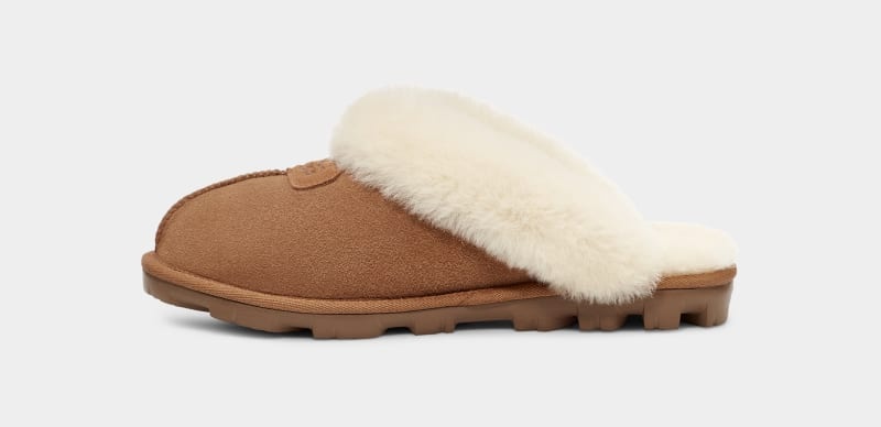 Brown Ugg Coquette Women's Slippers | Saudi Arabia-8169532