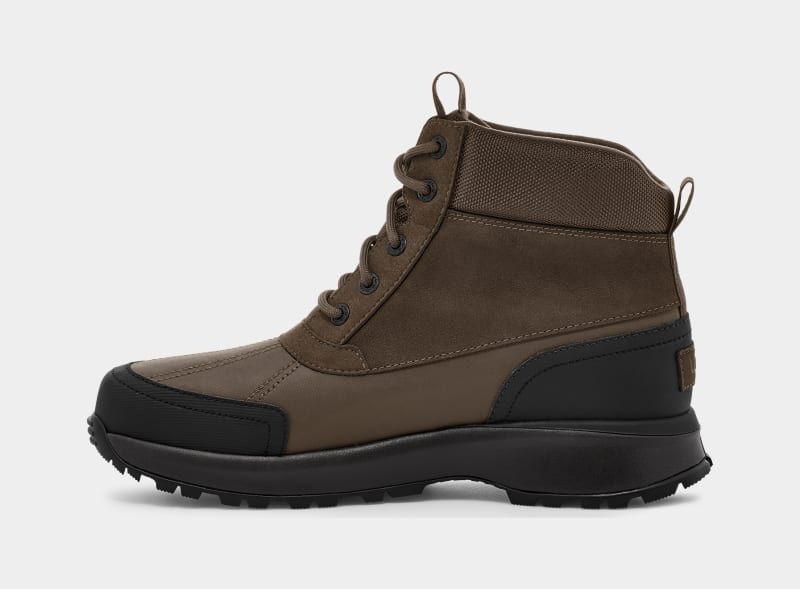 Brown Ugg Emmett Duck Men's Ankle Boots | Saudi Arabia-4195068