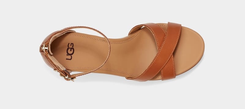 Brown Ugg Ezrah Women's Sandals | Saudi Arabia-8053294