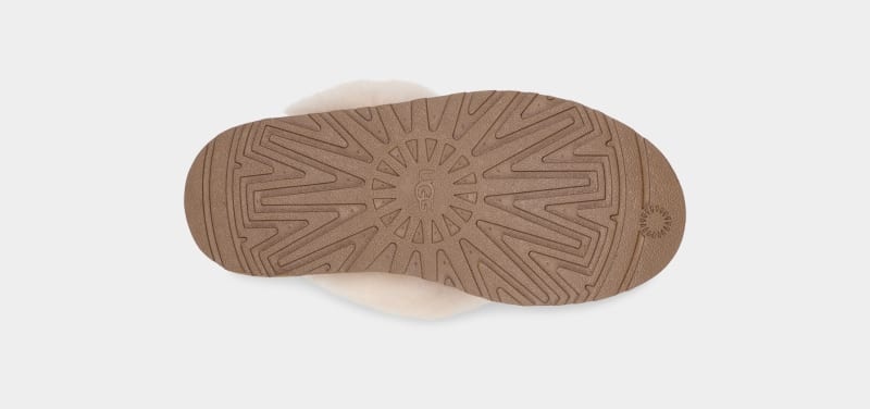 Brown Ugg Funkette Kids' Slippers | Saudi Arabia-7814602