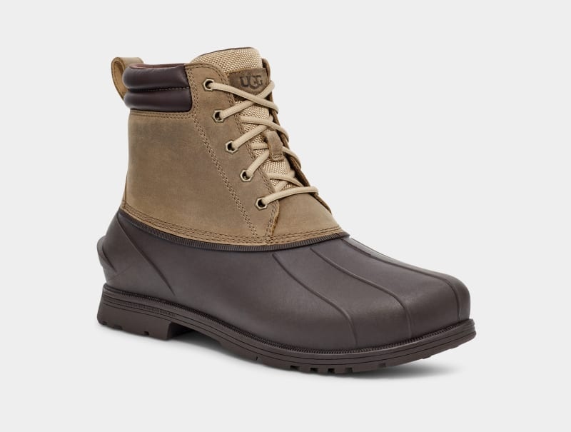 Brown Ugg Gatson Mid Men's Ankle Boots | Saudi Arabia-1273049