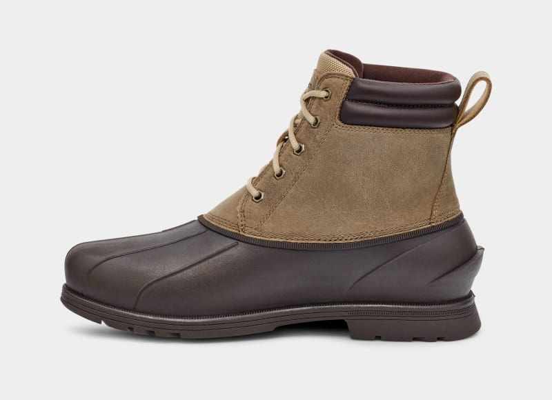 Brown Ugg Gatson Mid Men's Ankle Boots | Saudi Arabia-1273049