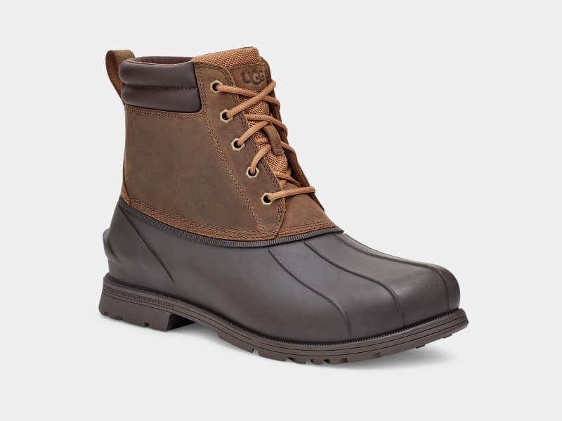 Brown Ugg Gatson Mid Men's Ankle Boots | Saudi Arabia-4835721