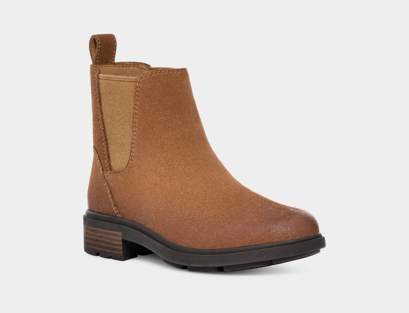 Brown Ugg Harrison Women's Chelsea Boots | Saudi Arabia-6897203