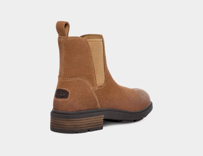 Brown Ugg Harrison Women's Chelsea Boots | Saudi Arabia-6897203