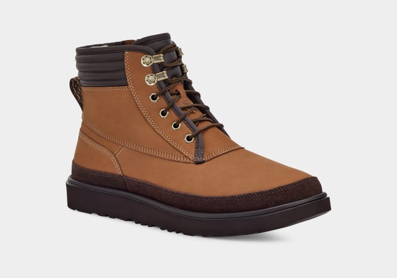 Brown Ugg Highland Sport Utility Weather Men's Boots | Saudi Arabia-6582430