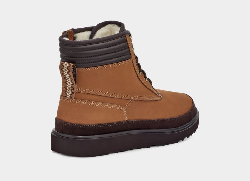 Brown Ugg Highland Sport Utility Weather Men's Boots | Saudi Arabia-6582430