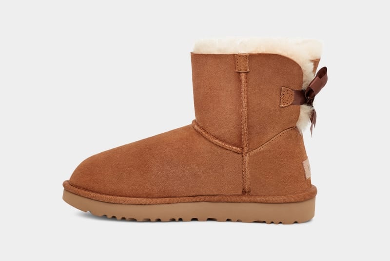 Brown Ugg Mini Bailey Bow Ii Women's Boots | Saudi Arabia-3625894