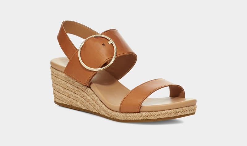 Brown Ugg Navee Women's Sandals | Saudi Arabia-5472916