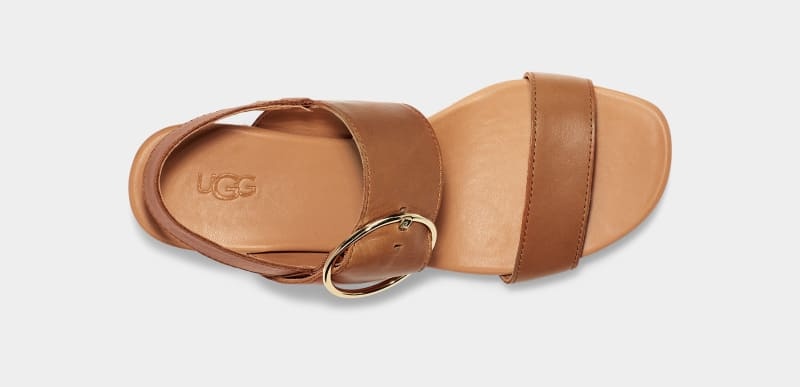 Brown Ugg Navee Women's Sandals | Saudi Arabia-5472916