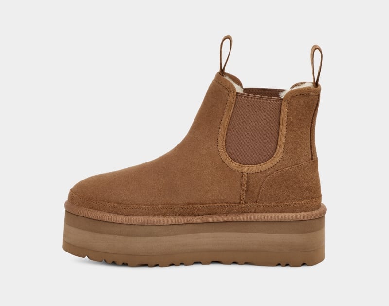 Brown Ugg Neumel Platform Women's Chelsea Boots | Saudi Arabia-2935714