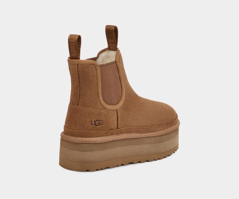 Brown Ugg Neumel Platform Women's Chelsea Boots | Saudi Arabia-2935714