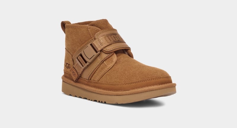 Brown Ugg Neumel Snapback Kids' Boots | Saudi Arabia-5396014