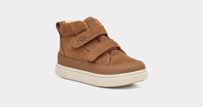 Brown Ugg Rennon Ii Weather Kids' Sneakers | Saudi Arabia-0789513