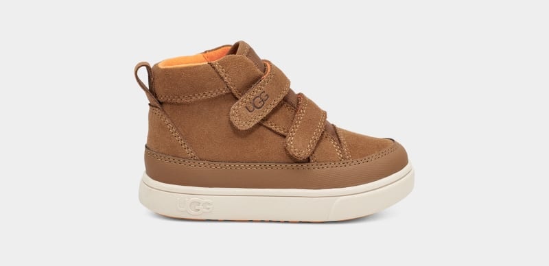 Brown Ugg Rennon Ii Weather Kids\' Sneakers | Saudi Arabia-0789513