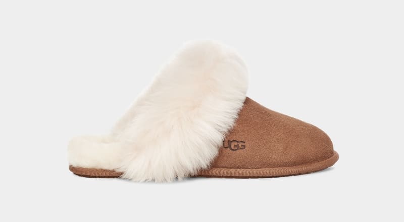 Brown Ugg Scuff Sis Women\'s Slippers | Saudi Arabia-5714683