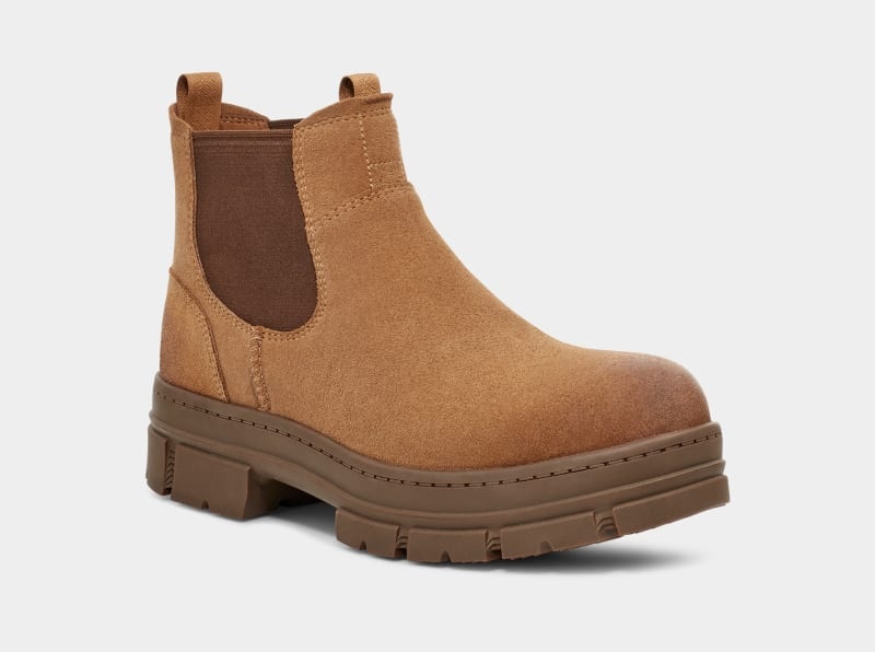 Brown Ugg Skyview Suede Men's Chelsea Boots | Saudi Arabia-5827390