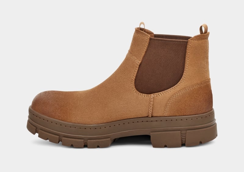 Brown Ugg Skyview Suede Men's Chelsea Boots | Saudi Arabia-5827390