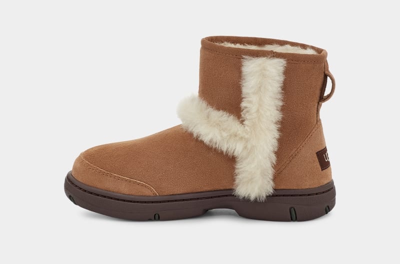 Brown Ugg Sunburst Mini Women's Winter Boots | Saudi Arabia-4391076