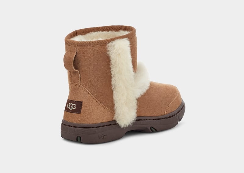 Brown Ugg Sunburst Mini Women's Winter Boots | Saudi Arabia-4391076