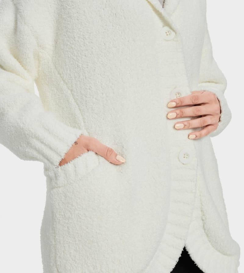 Cream Ugg Franca Travel Women's Cardigans | Saudi Arabia-4578629