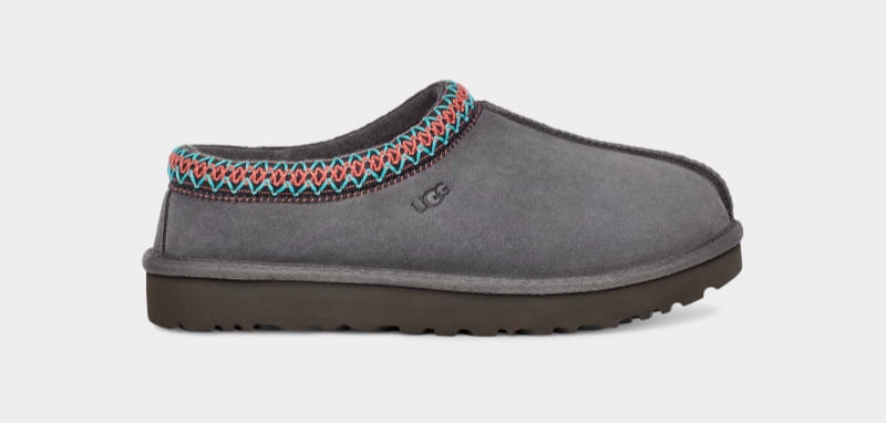 Dark Grey Ugg Tasman Women\'s Slippers | Saudi Arabia-0973428