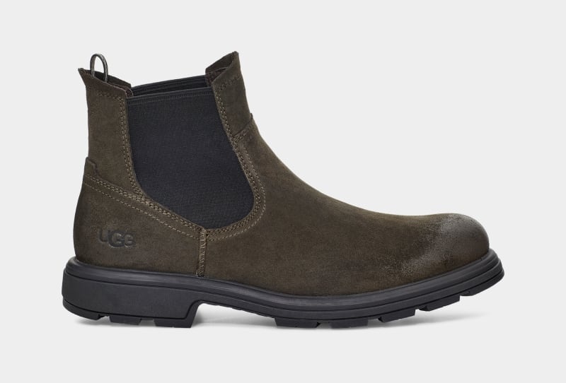 Dark Olive Ugg Biltmore Men\'s Chelsea Boots | Saudi Arabia-8136790