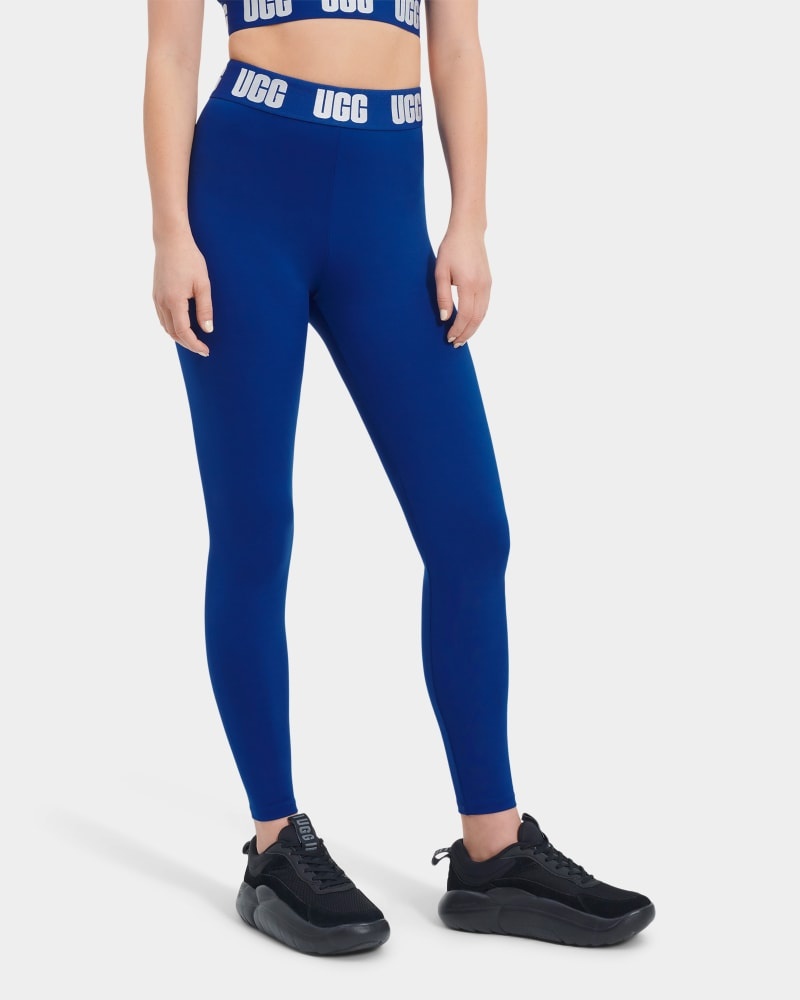 Deep Blue Ugg Mckena Logo Women's Leggings | Saudi Arabia-2098745